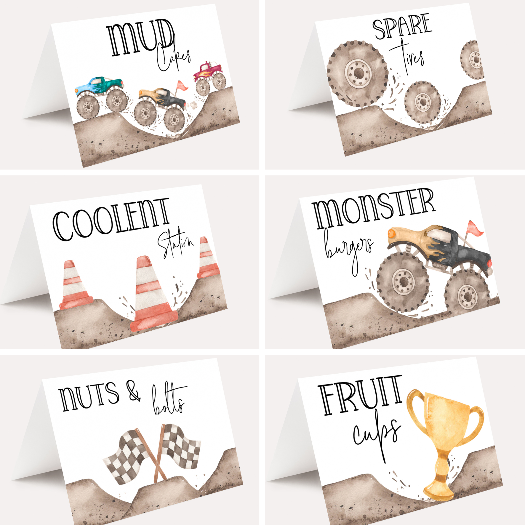 Monster Truck Birthday party BUNDLE - Any Age