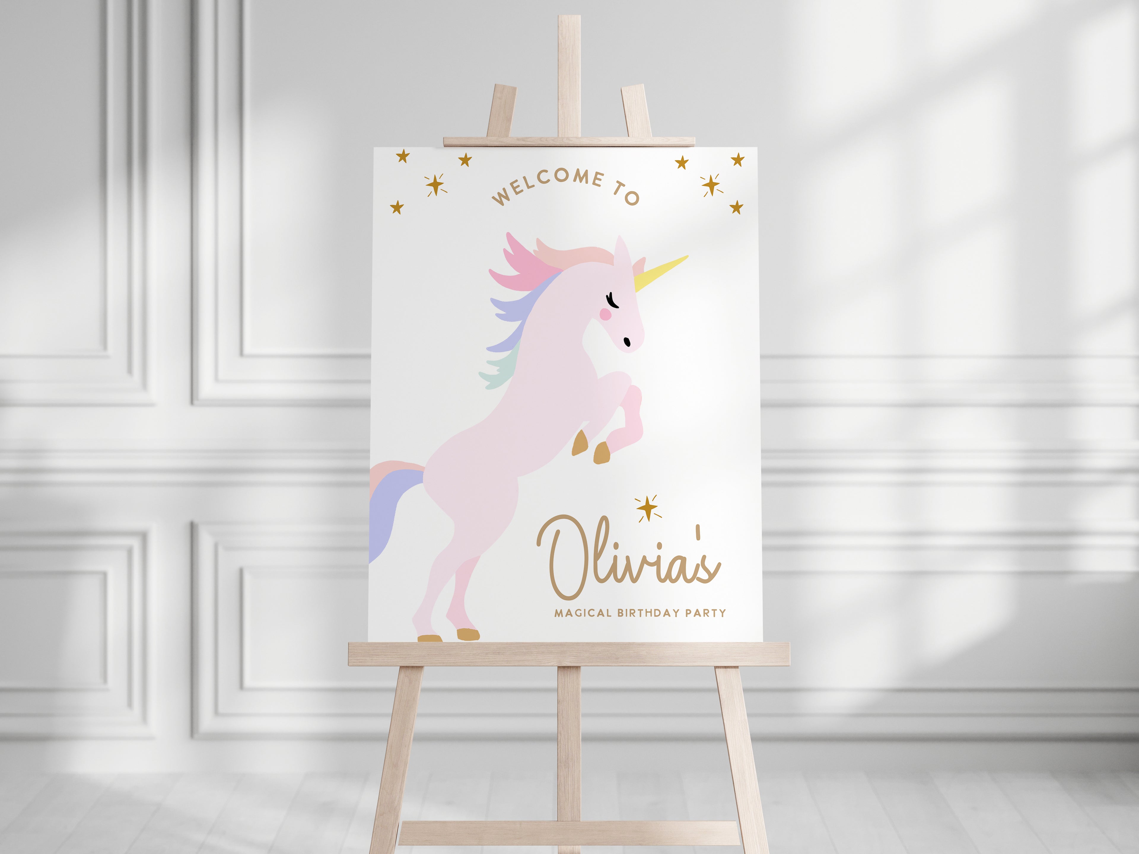 Unicorn Birthday party BUNDLE- FOUR EVER MAGICAL