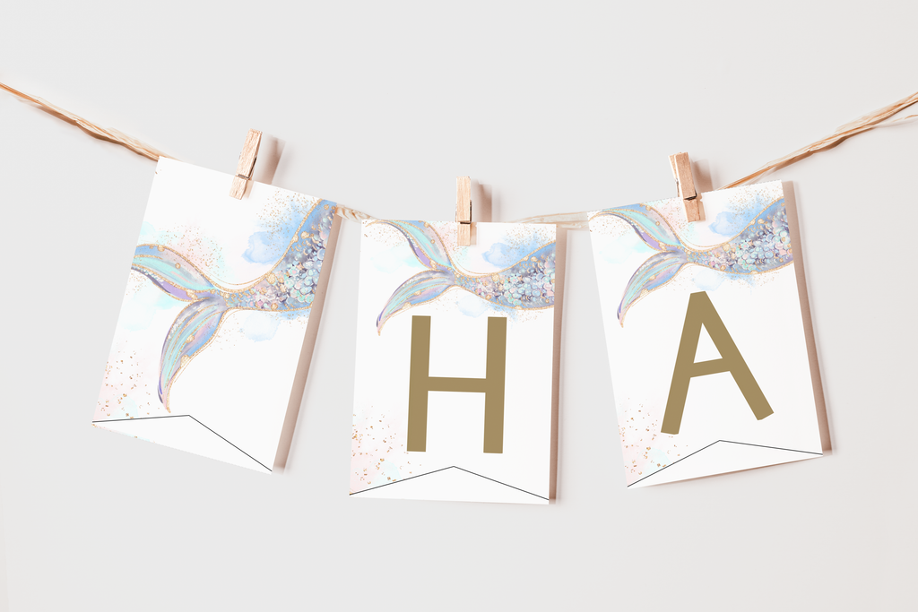 Mermaid Birthday invitation